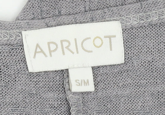 Apricot Women's Grey Floral Tunic Jumper S