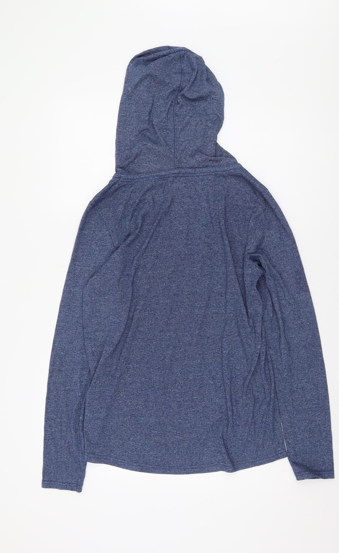 O'Neill Women's Blue Hooded Long Sleeve Top Size 12