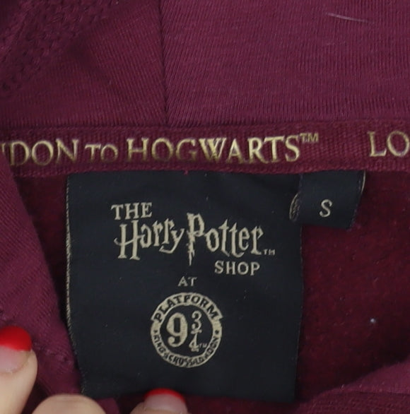 Harry Potter Red Unisex Adults Full Zip Hoodie S