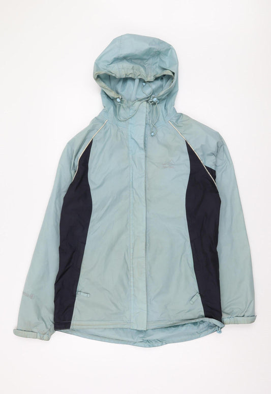 Peter Storm Women's Blue Rain Coat Size 12 Waterproof