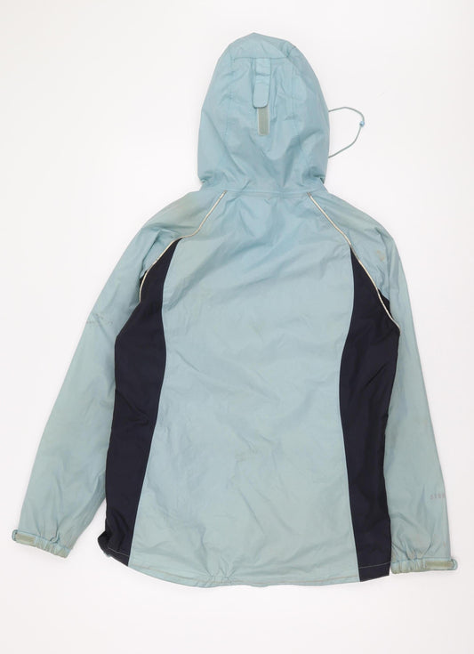Peter Storm Women's Blue Rain Coat Size 12 Waterproof