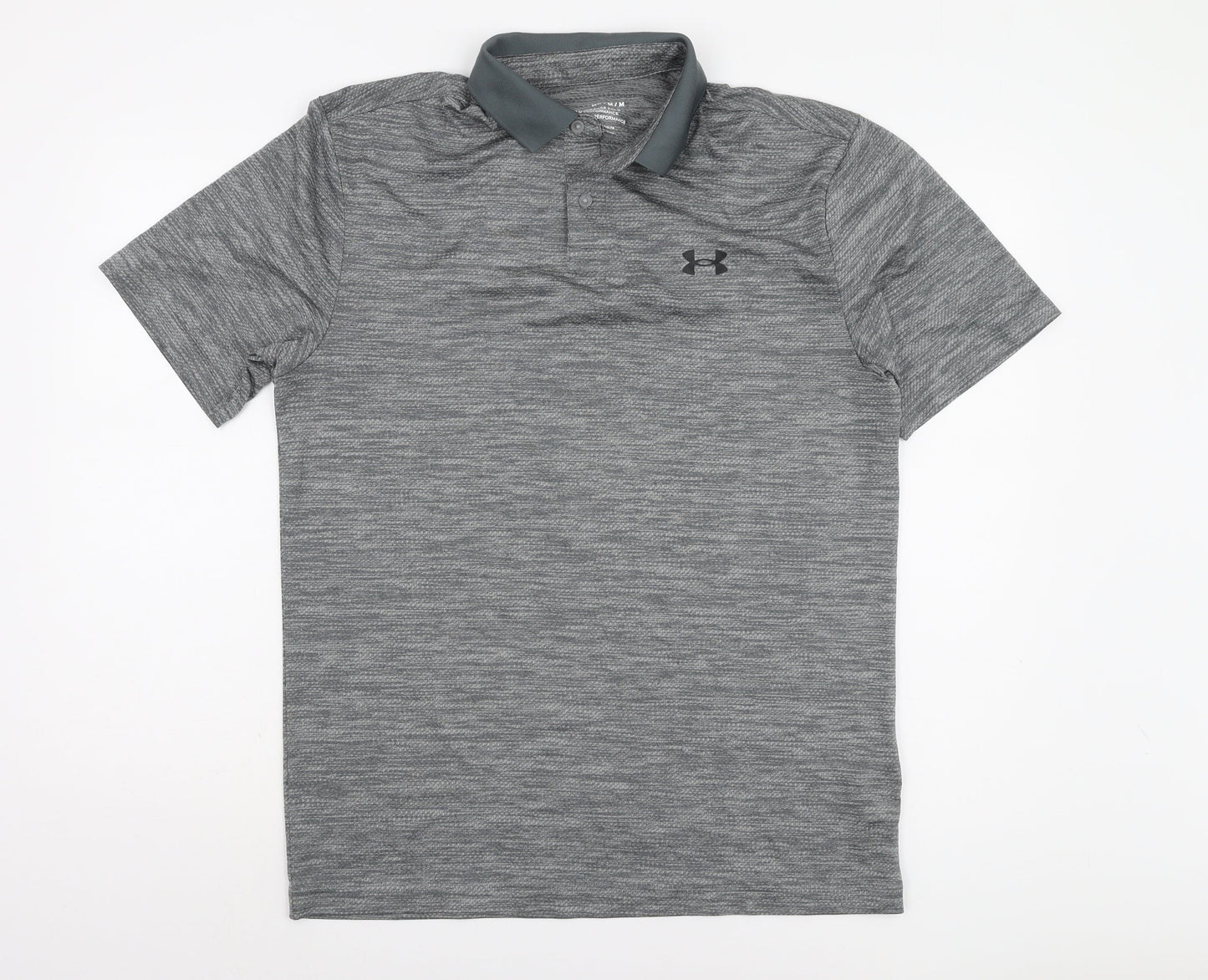 Under Armour Men's Grey Polo Shirt Size M