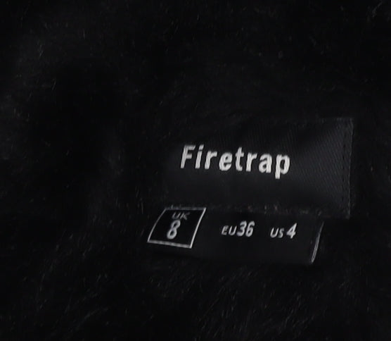 Firetrap Women's Black Puffer Jacket Size 8