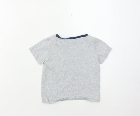 Manchester City Boys Grey Graphic T-Shirt 2-3 Years