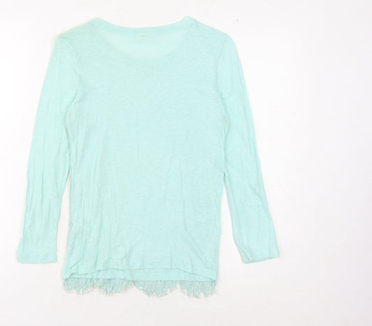 J.Crew Women's Blue Lace Blouse Size S