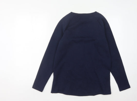 Womens UK 2XS Regular Joules Blue Pullover Sweatshirt