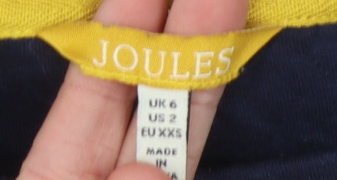 Joules Women's Blue 2XS Pullover Sweatshirt with Zips