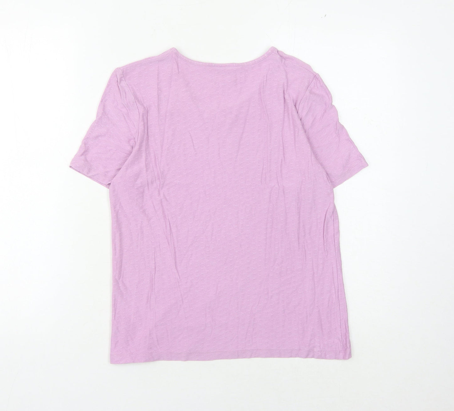 Eastex Women's Purple Basic T-Shirt Size 10