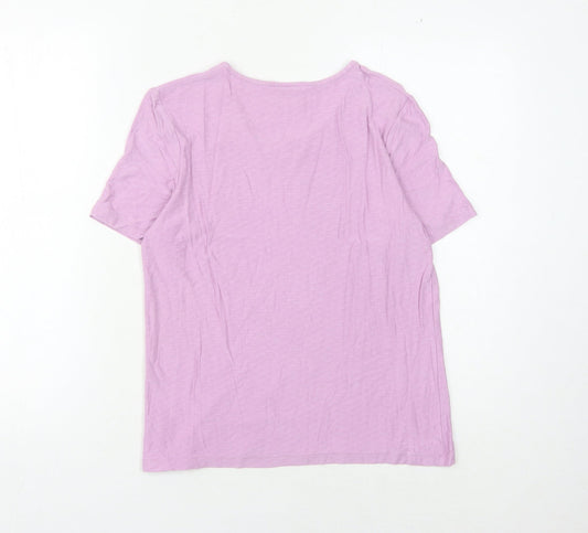 Eastex Women's Purple Basic T-Shirt Size 10