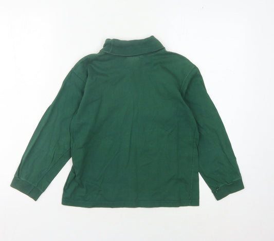 Laura Ashley Girls Green High Neck Long Sleeve T-Shirt 8-9 Years