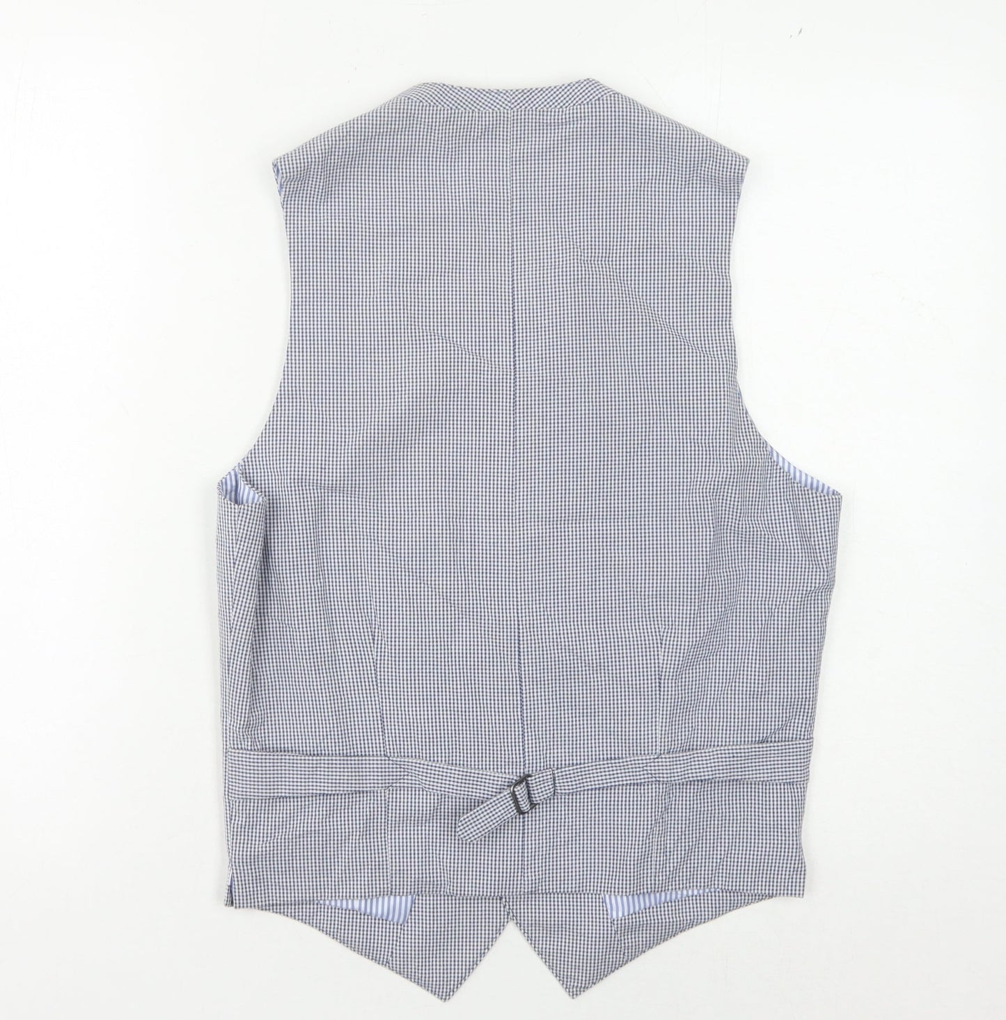 Banana Republic Men's Multicoloured Waistcoat 36 Check