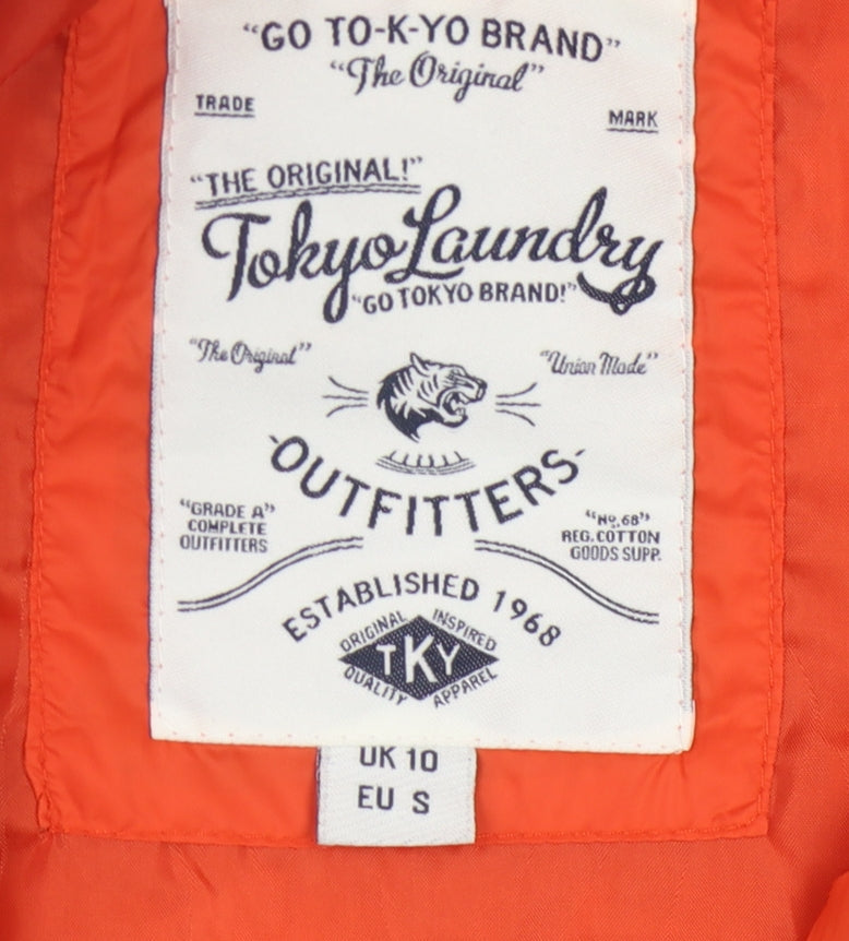 Tokyo Laundry Women's Blue Puffer Jacket Size 10