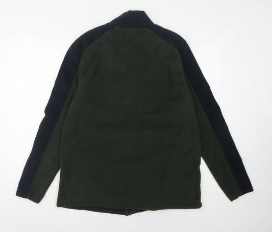 Pierre Cardin Men's Green XL Basic Fleece Jacket