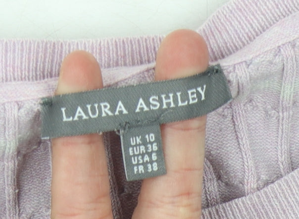 Laura Ashley Women's Pink Pullover Jumper Size 10