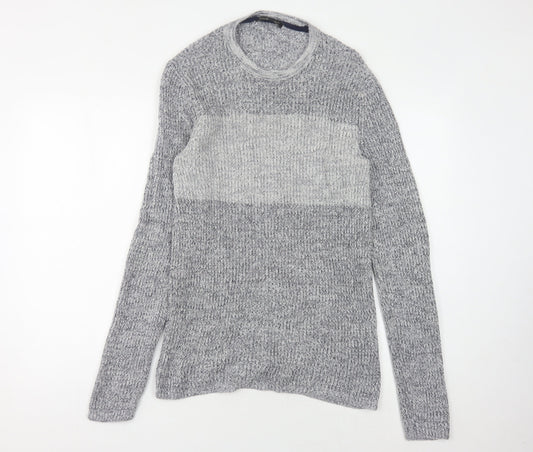 Banana Republic Men's Grey Size S Cotton Pullover Jumper