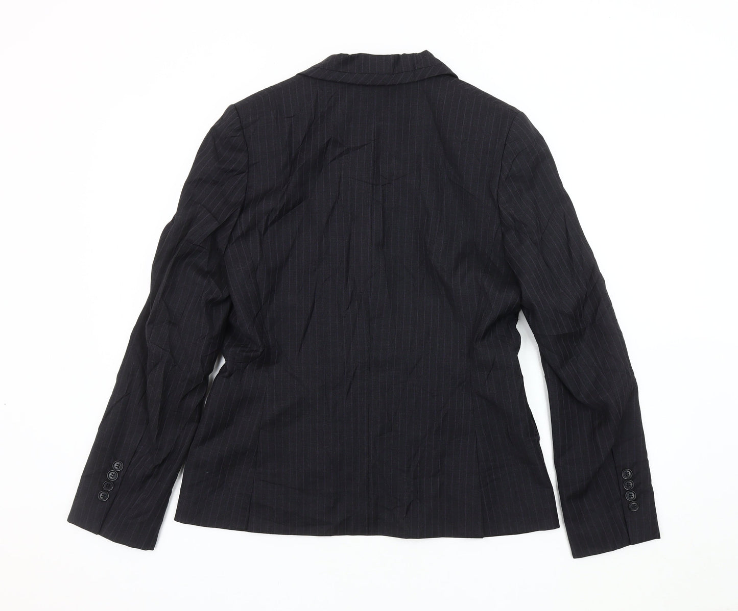 Austin Reed Women's Black Pinstripe Blazer Size 12
