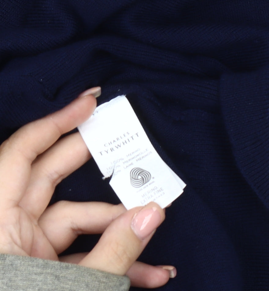 Charles Tyrwhitt Men’s Blue Full Zip Sweatshirt XL