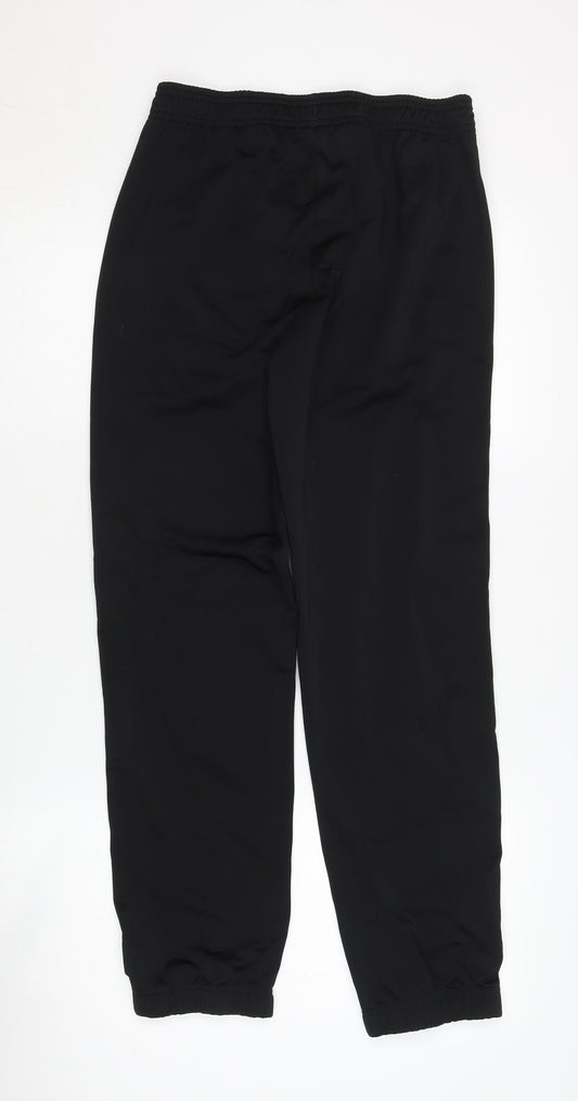 Adidas Boys Black Track Pants Size 14 Years - Sporty & Comfortable