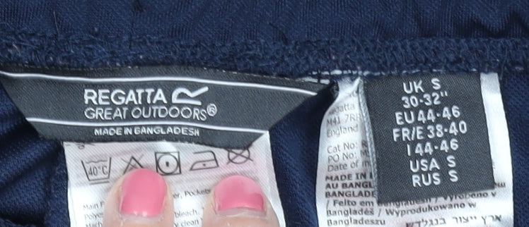 Regatta Men's Blue Jogger Trousers, Size S, Elastic Waist