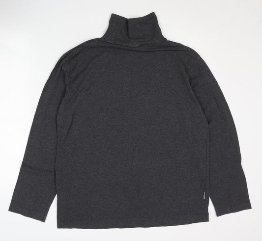 Slazenger Men’s Grey Roll Neck Jumper XL