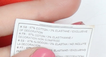 Nike Women's Orange XS 6-8 Sleeveless Tank Top