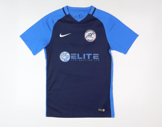 Mens UK Size S Nike Blue Polyester T-Shirt
