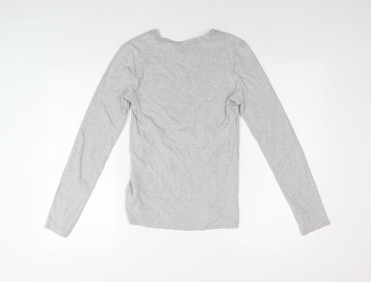 Ralph Lauren Men's Grey Cotton Pullover Jumper M