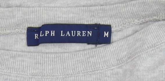 Ralph Lauren Men's Grey Cotton Pullover Jumper M