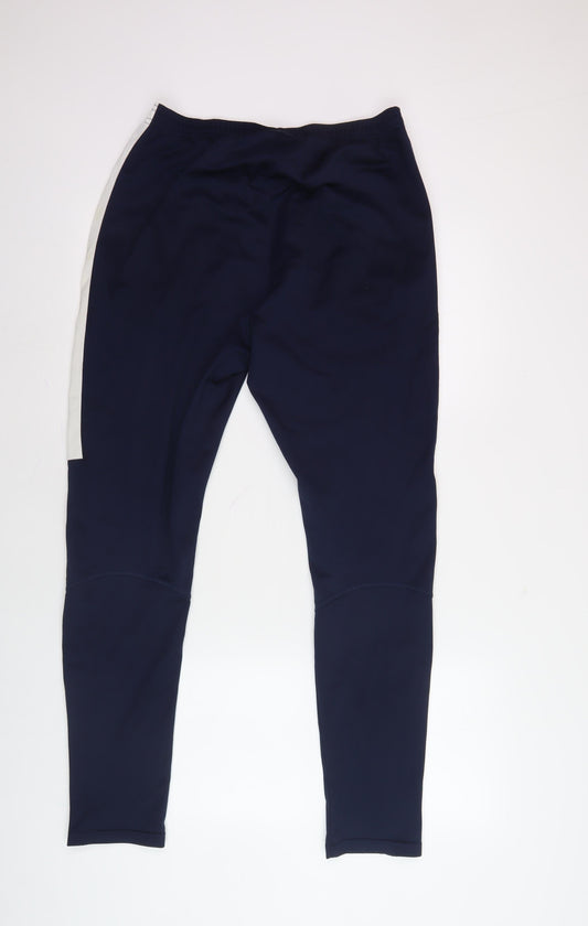 Nike Men's Blue Jogger Trousers - M, Quick Dry Sportswear
