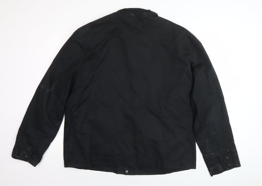 Lee Cooper Men's Black XXL Military Jacket
