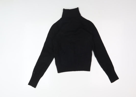 Firetrap Men's Black Roll Neck Jumper Size S