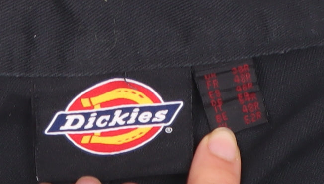 Dickies Men's Black Cargo Trousers Size 38R