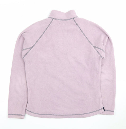 Womens UK 12 Regular Peter Storm Purple Full Zip Sweatshirt