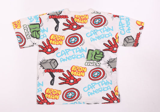 Next Boys Multicoloured Marvel T-Shirt 4-5 Years Pullover