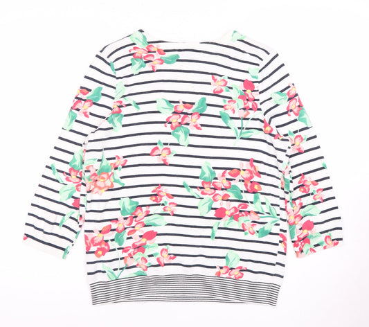 Lands' End Women's Multicoloured Floral Top S