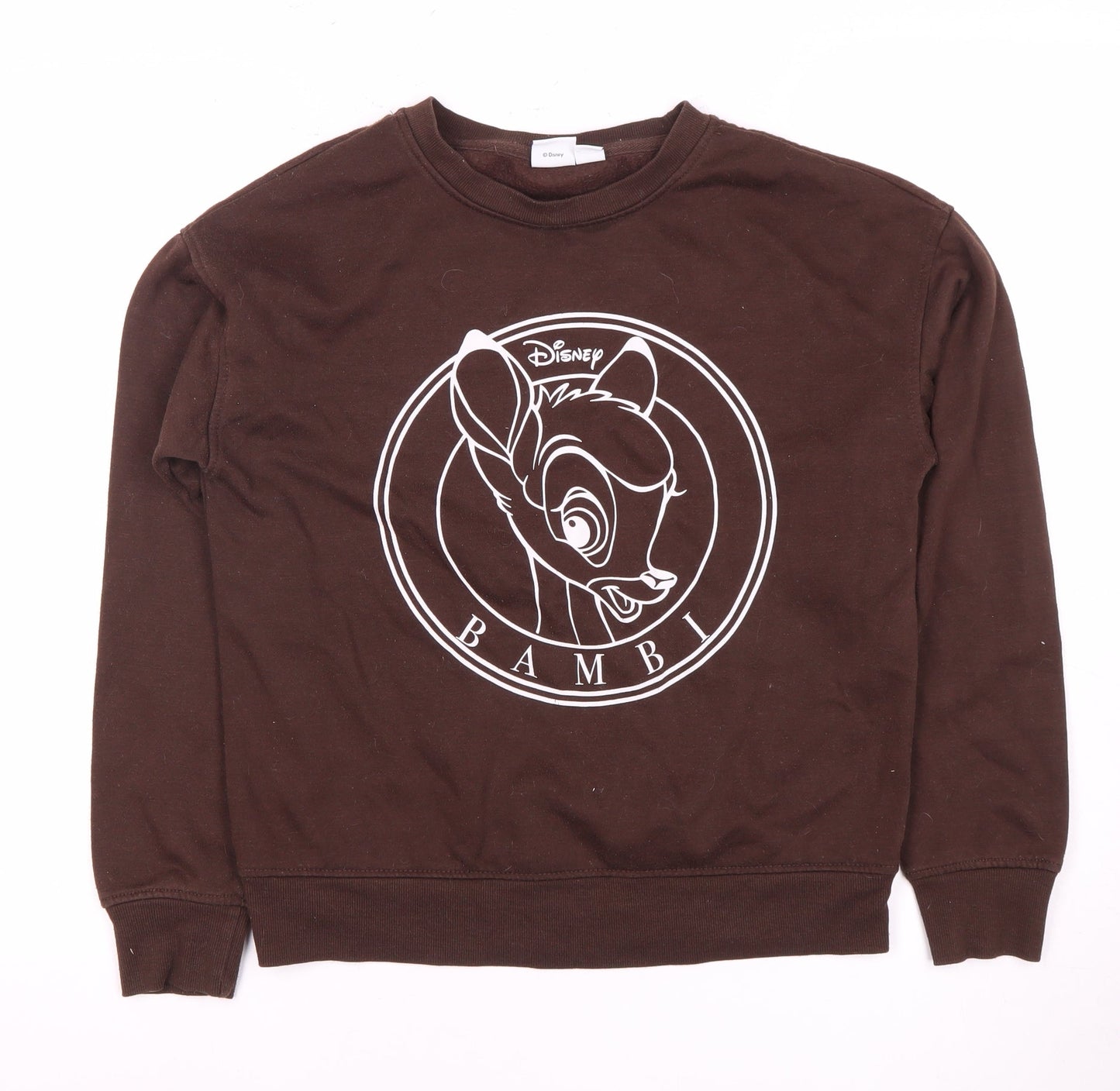 Disney Bambi Brown Sweatshirt, 2XS, Casual Winter