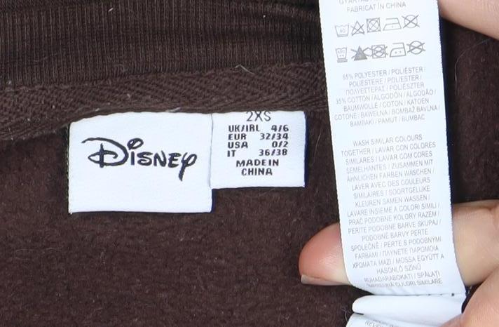 Disney Bambi Brown Sweatshirt, 2XS, Casual Winter