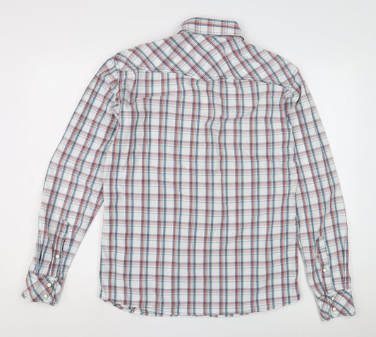 Jack & Jones Men's Multicoloured Plaid Shirt - Size L