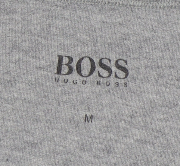 Hugo Boss Men's Grey Crew Neck Short Sleeve T-Shirt