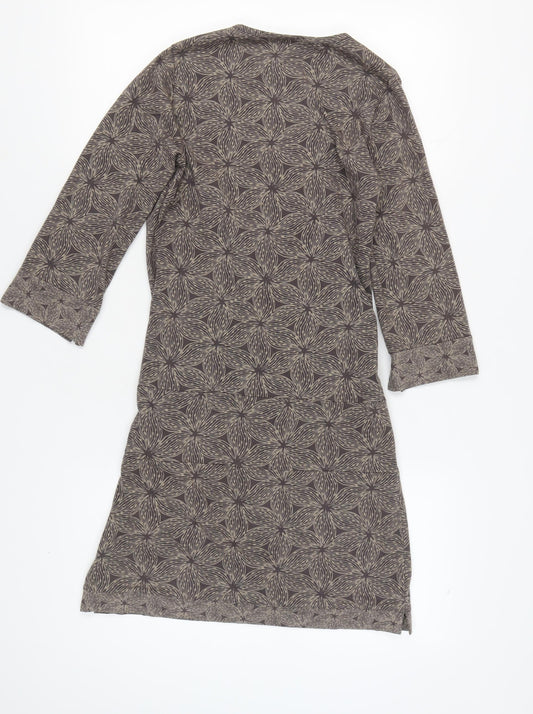 White Stuff Women's Brown Geometric Dress Size 10
