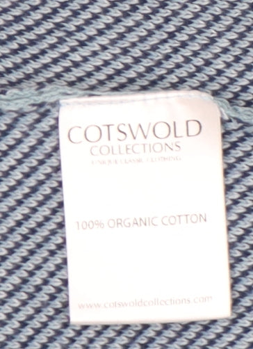 Cotswold Collections Women's Blue Embroidered Pullover Jumper