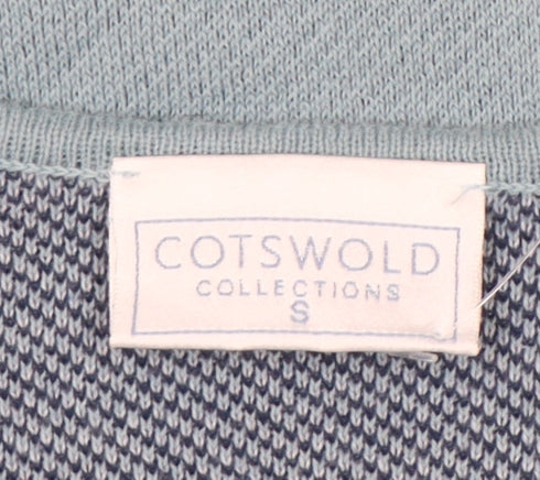 Cotswold Collections Women's Blue Embroidered Pullover Jumper