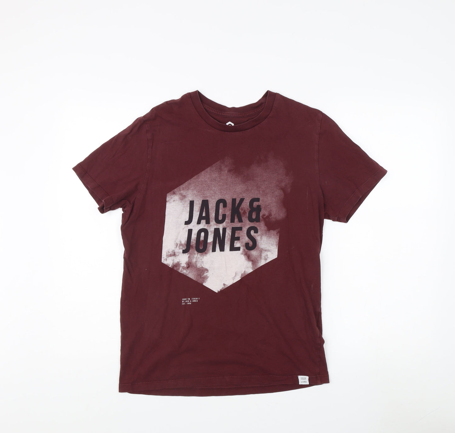 Jack & Jones Red Medium Men's Graphic T-Shirt