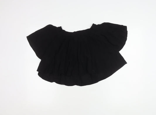 Superdry Women's Black Off Shoulder Tunic Blouse XS