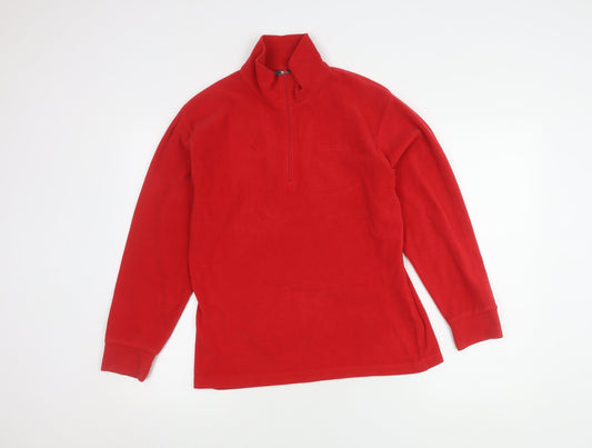 Trespass Red Fleece Pullover Sweatshirt L