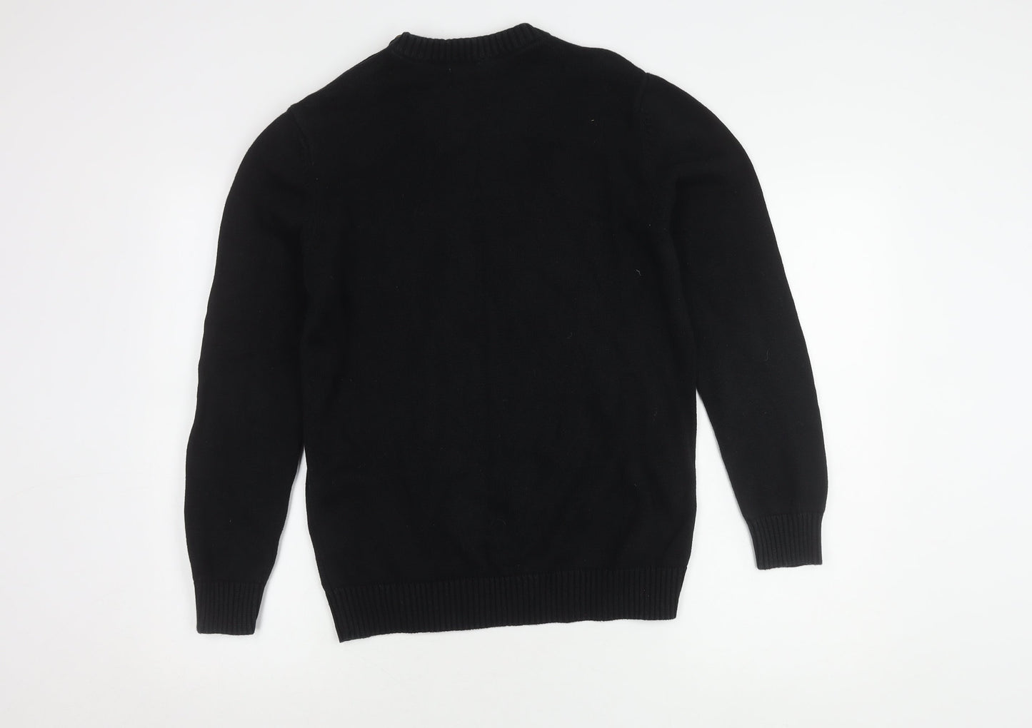 Jack & Jones Men's Black Pullover Jumper - Size S