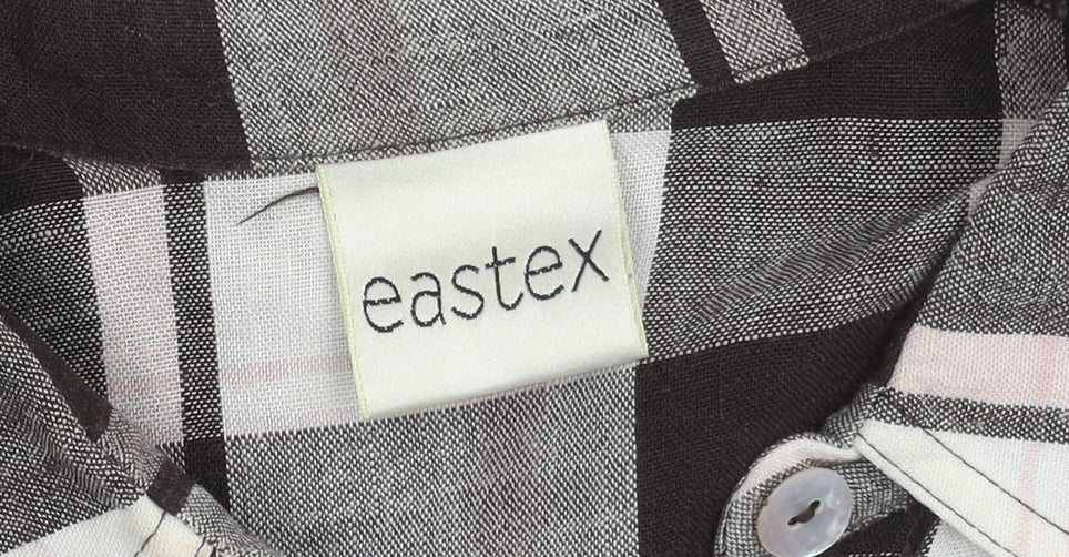 Eastex Women's Multicoloured Check Button-Up Shirt