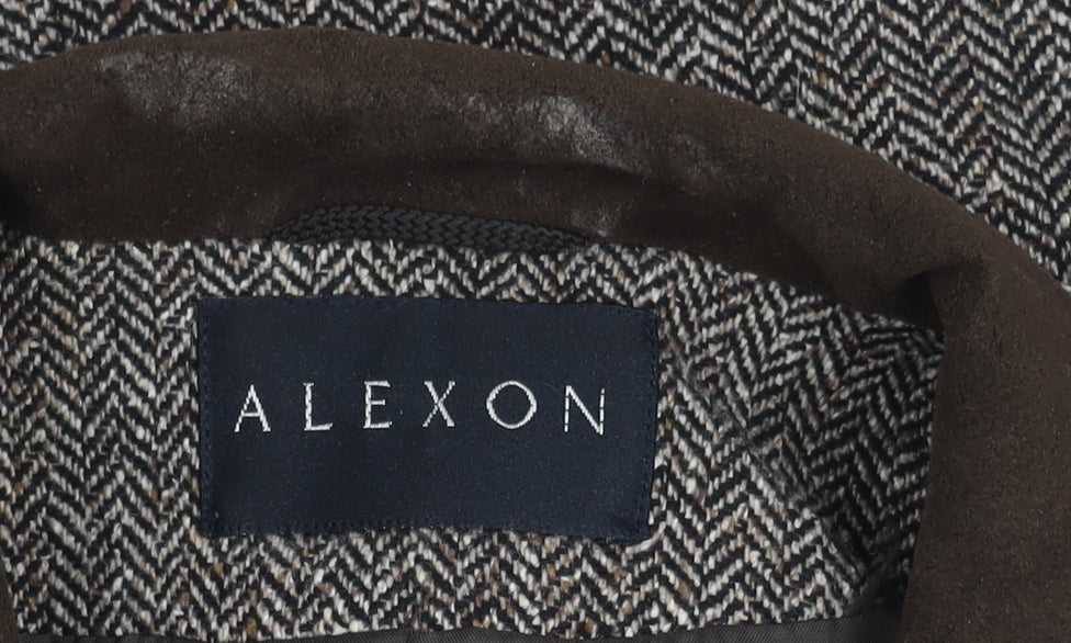 ALEXON Women's Brown Tweed Blazer, Size 10
