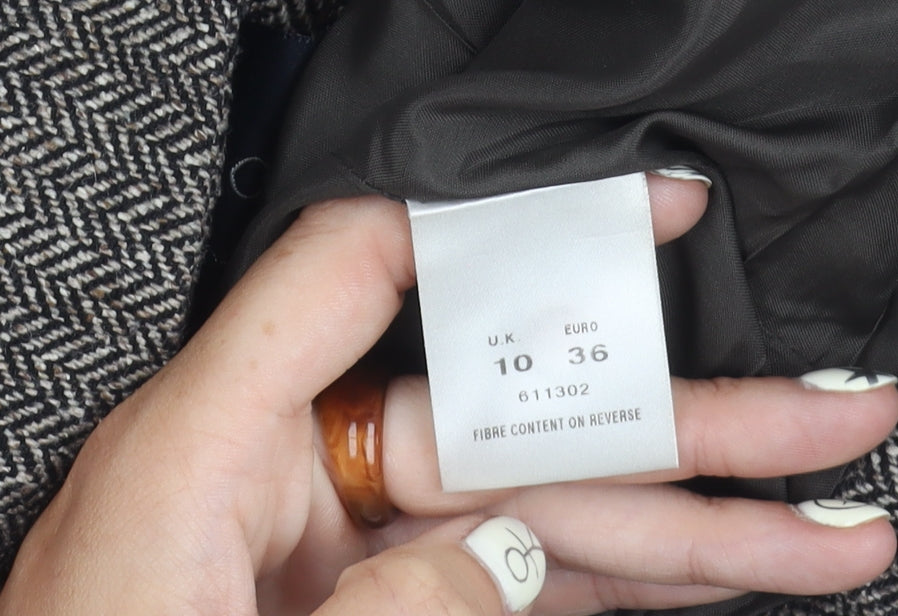 ALEXON Women's Brown Tweed Blazer, Size 10