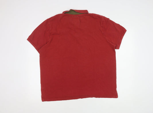 Joules Men's Red XL Classic Polo Shirt